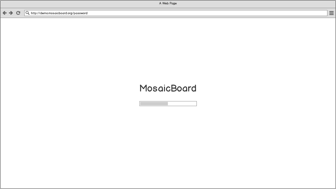 MosaicBoard (Mockups)